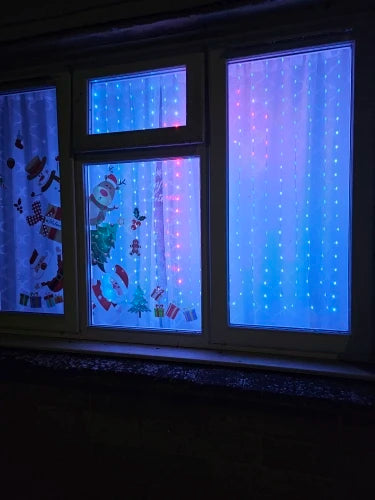 Customer photo of the LED curtain light