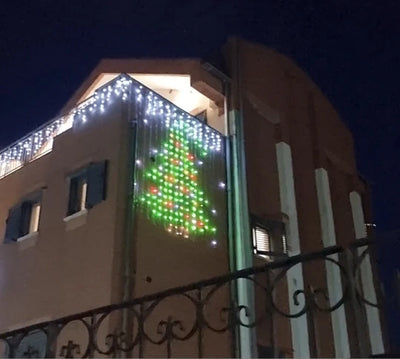 Customer photo of the LED curtain light